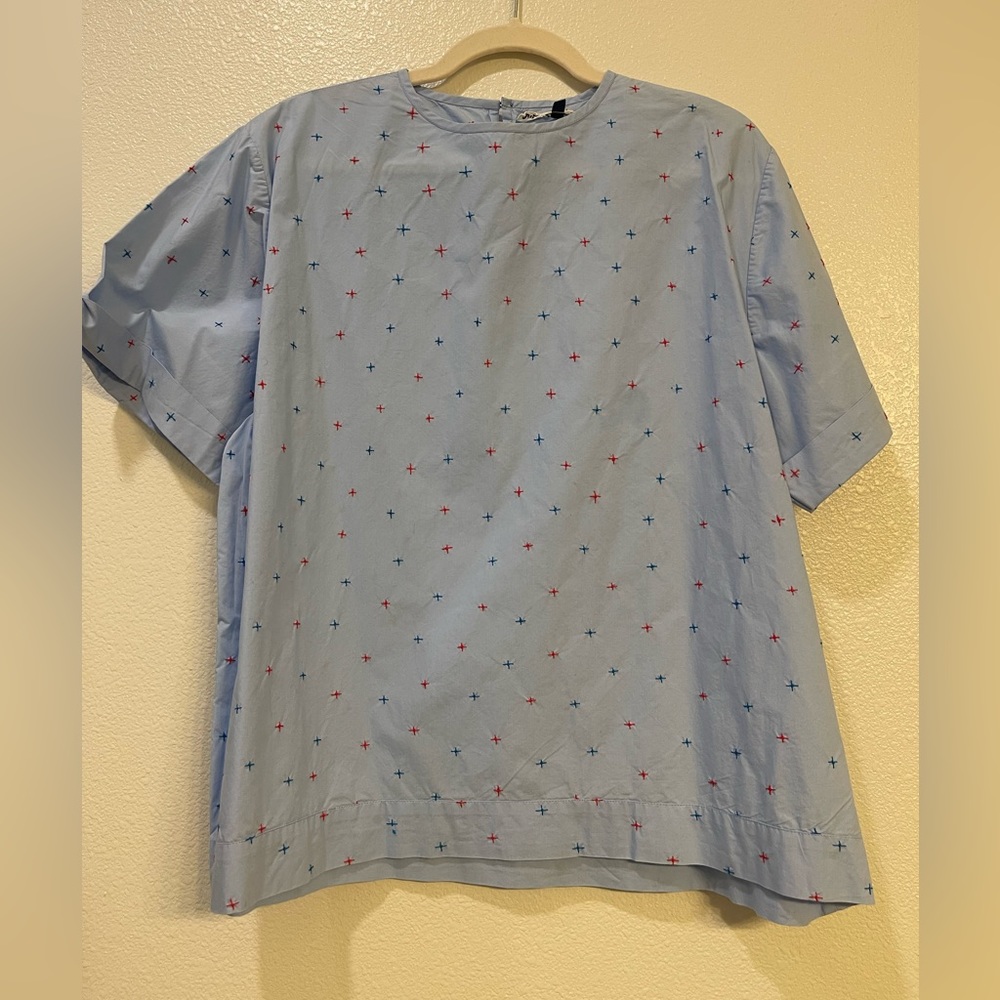 Jupe by Jackie - hand embroidered blouse